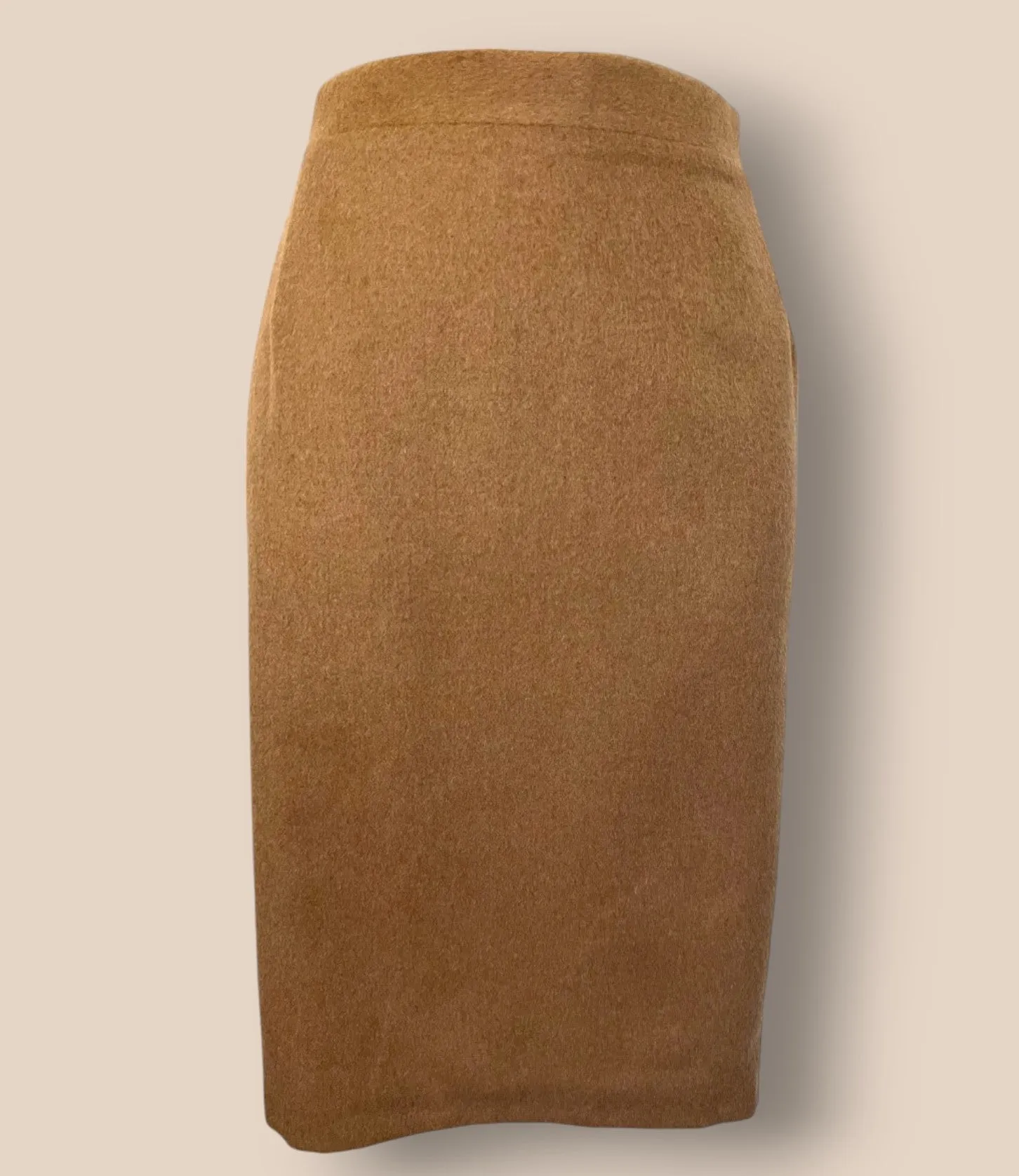 Antonio D'errico Womens Camel Hair Pencil Skirt UK 14 EU 42 US 10
