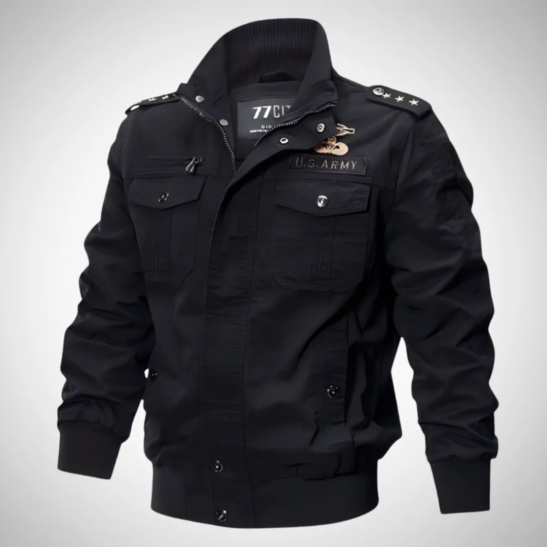 Asmund Varsity Bomber Jacket