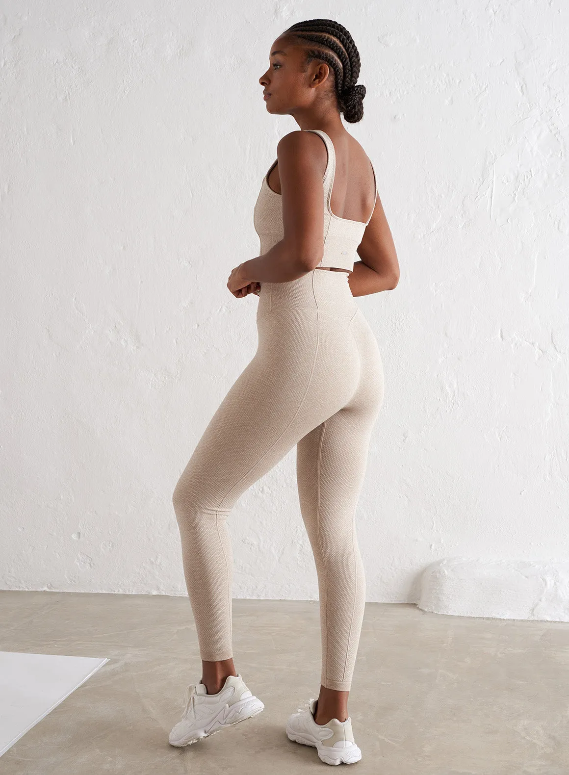 Beige Luxe Seamless Tights