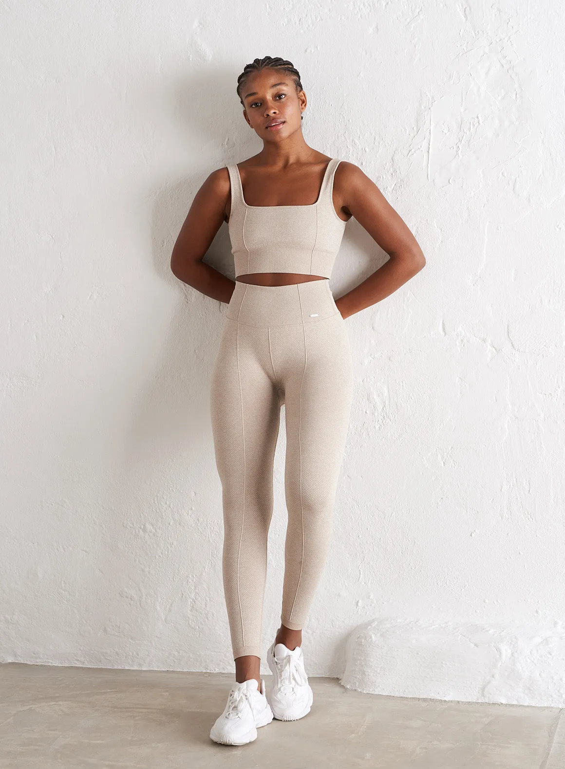 Beige Luxe Seamless Tights