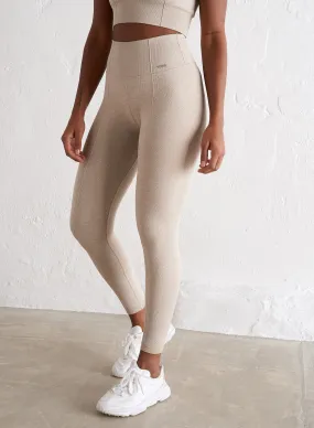 Beige Luxe Seamless Tights
