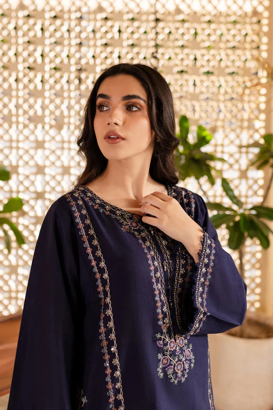 BlueBell 2Pc - Embroidered Lawn Dress