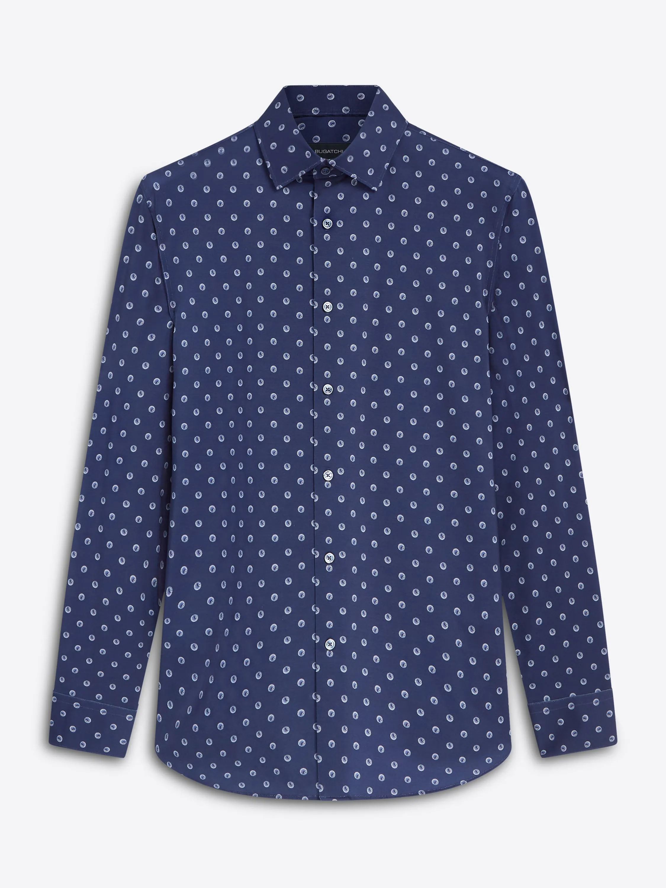 Bugatchi - Long Sleeve - Modern Fit - OOOHCotton Tech - 8 way Stretch - CF9119K60