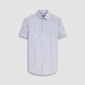 Bugatchi - Short Sleeve Shirt - Miles Floral Print OoohCotton Tech - 8 Way Stretch - Modern Fit - BF9524f40