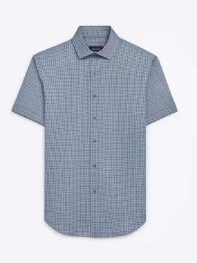 Bugatchi - Short Sleeve Shirt - OoohCotton Tech - 8 Way Stretch - Modern Fit - VF9259F40