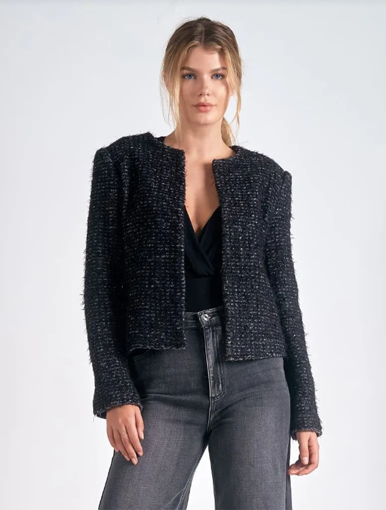 Cropped Structured Jacket (Final Sale)