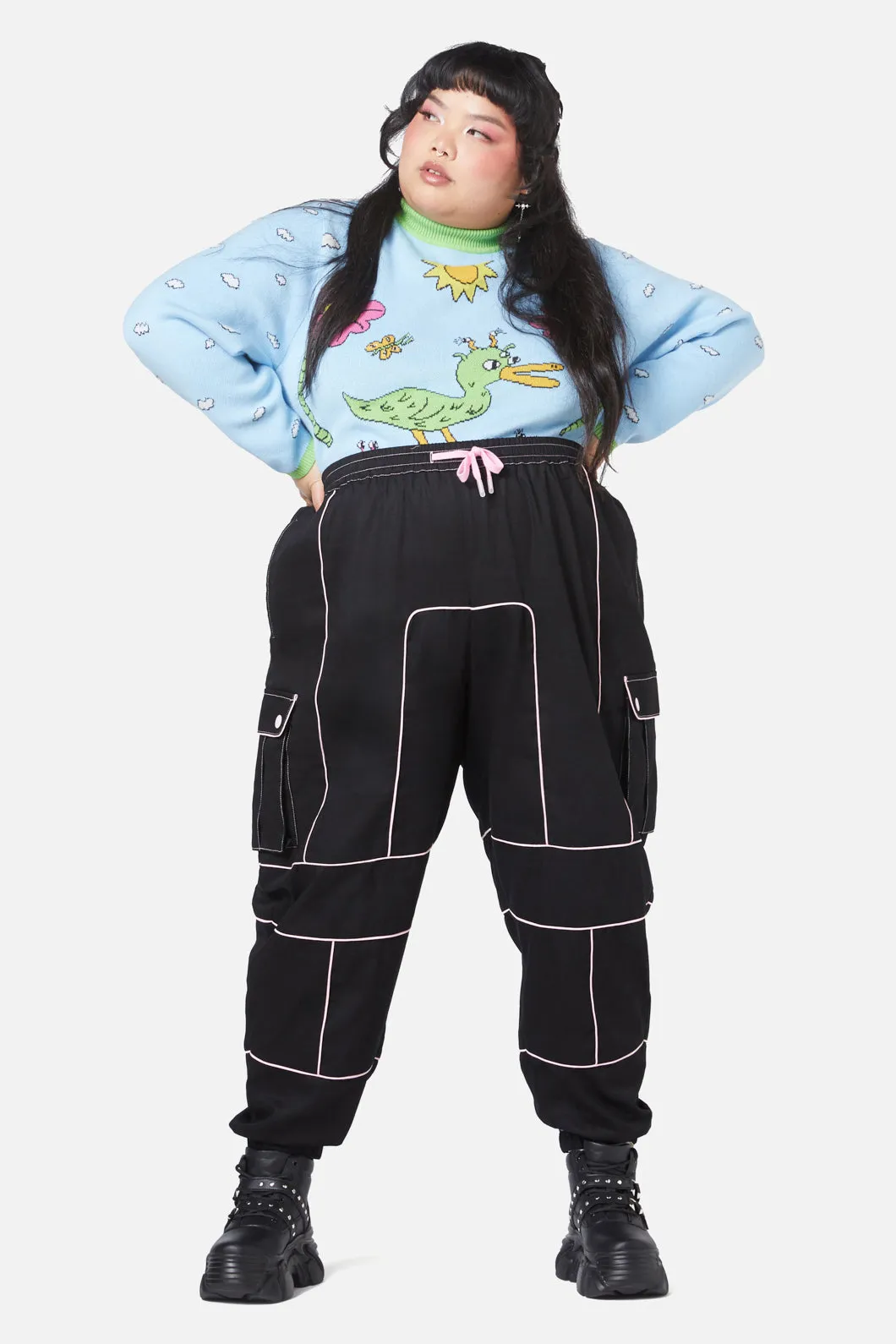 Curve Bebe Cuffed Cargo