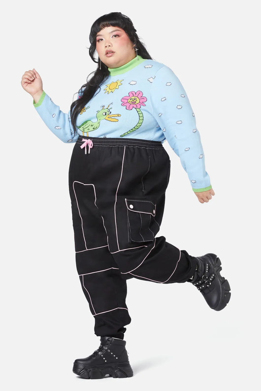 Curve Bebe Cuffed Cargo