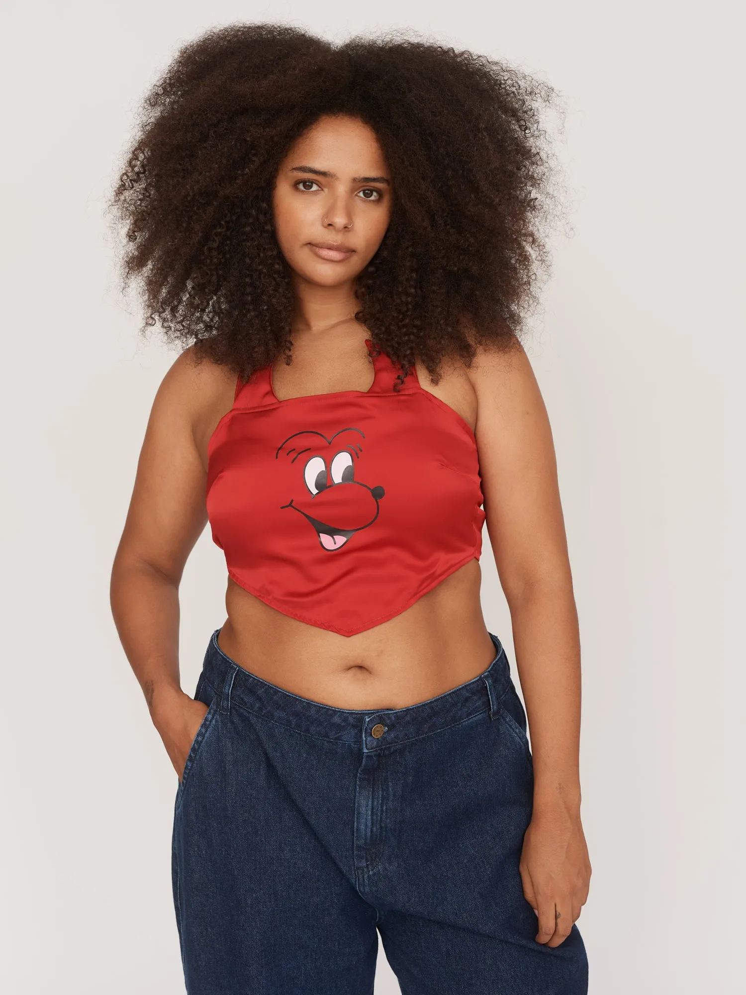 Devil Strappy Crop Top