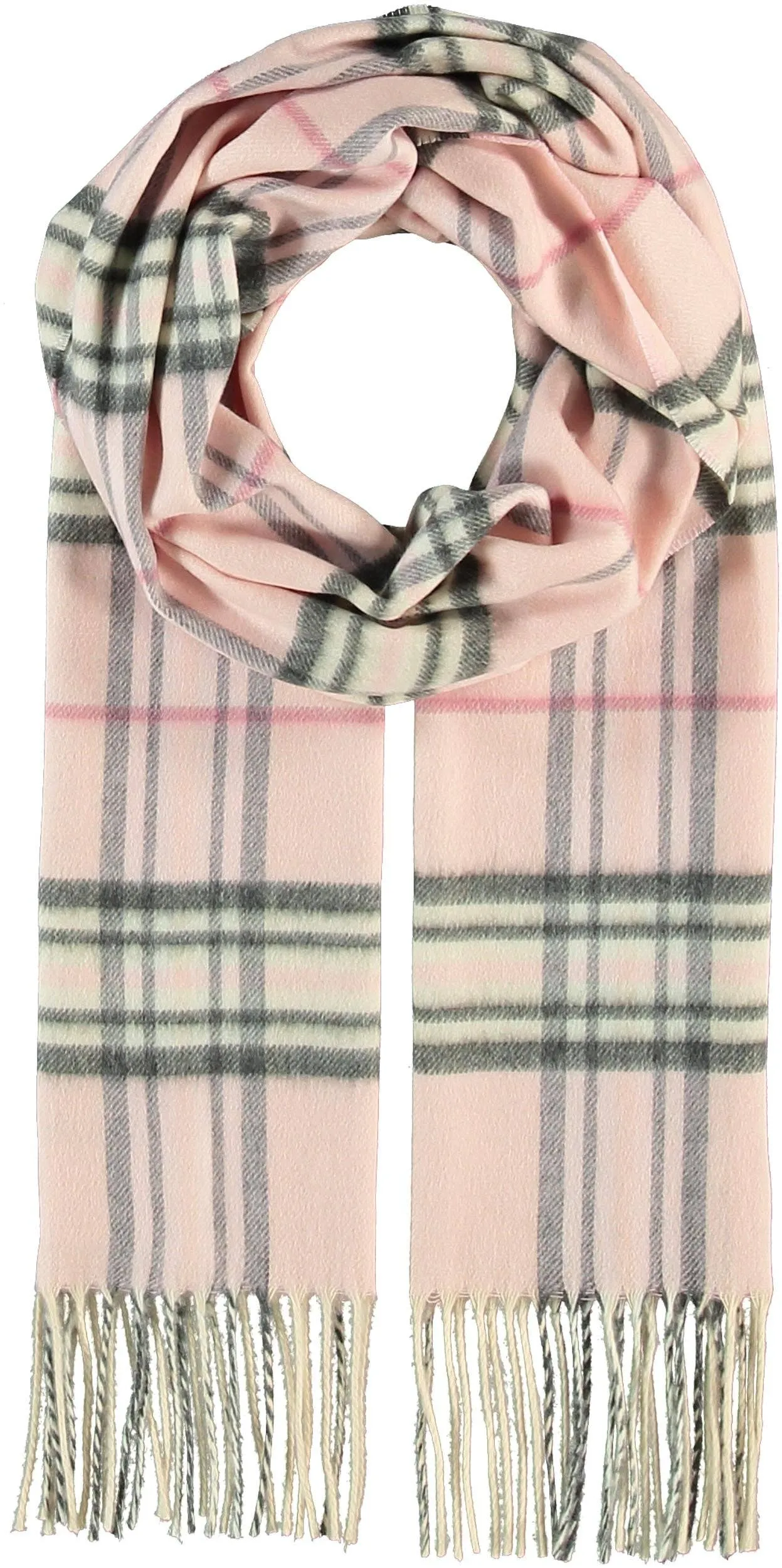 FRAAS - The Scarf Company - FRAAS Plaid Cashmink® Scarf: Off white