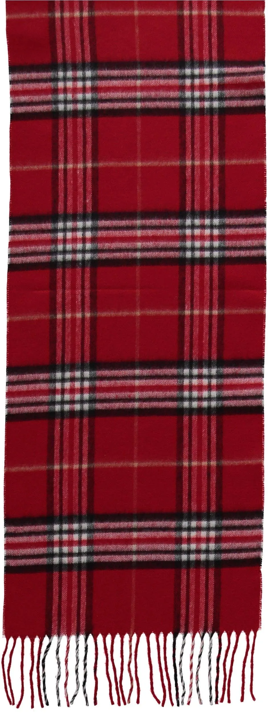 FRAAS - The Scarf Company - FRAAS Plaid Cashmink® Scarf: Off white