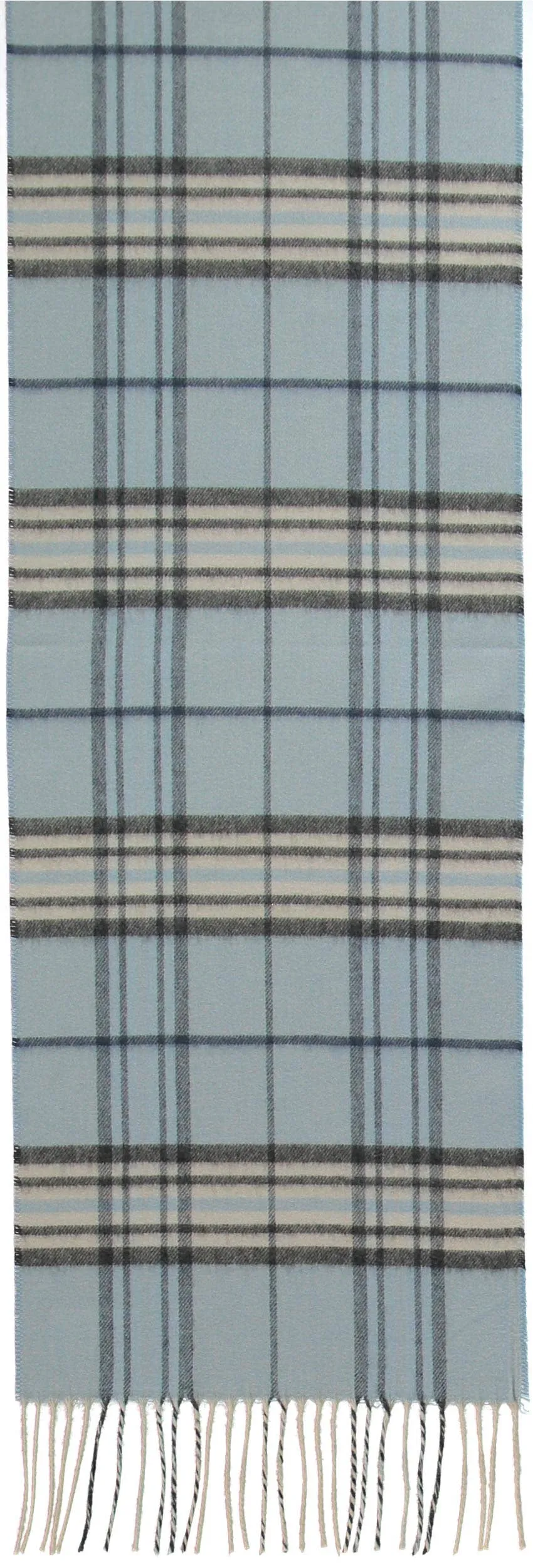 FRAAS - The Scarf Company - FRAAS Plaid Cashmink® Scarf: Off white