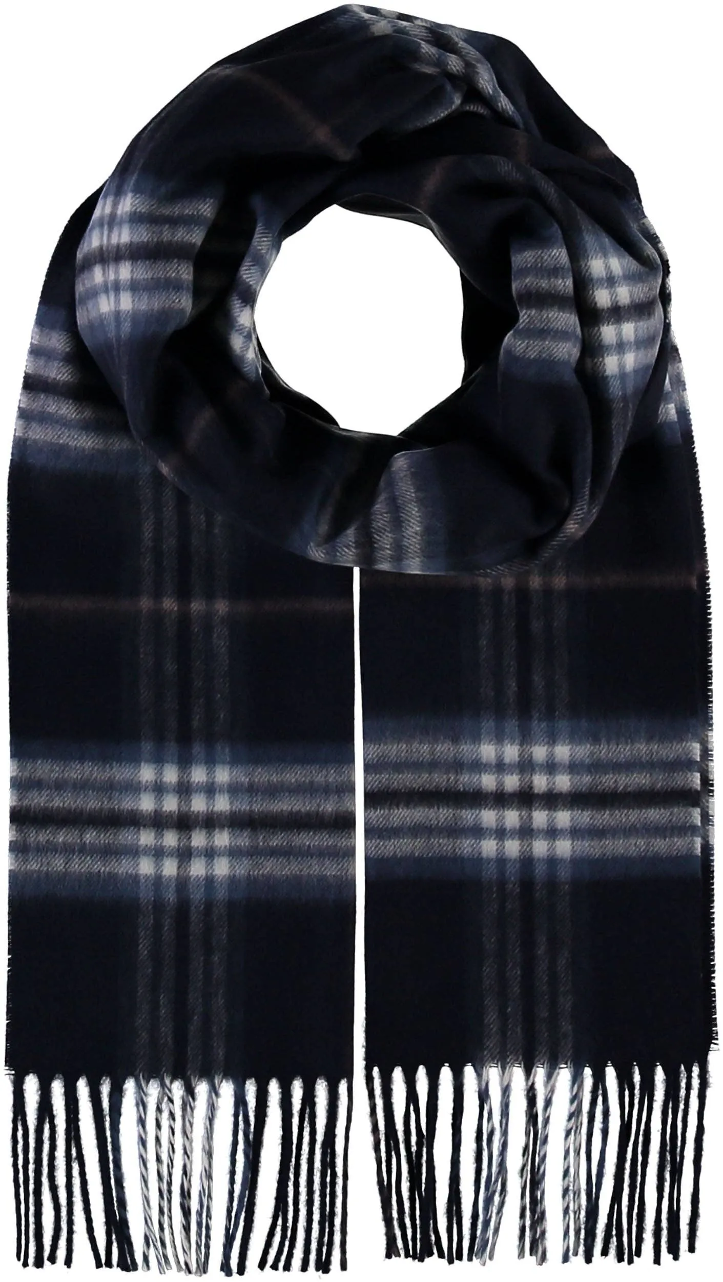 FRAAS - The Scarf Company - FRAAS Plaid Cashmink® Scarf: Off white