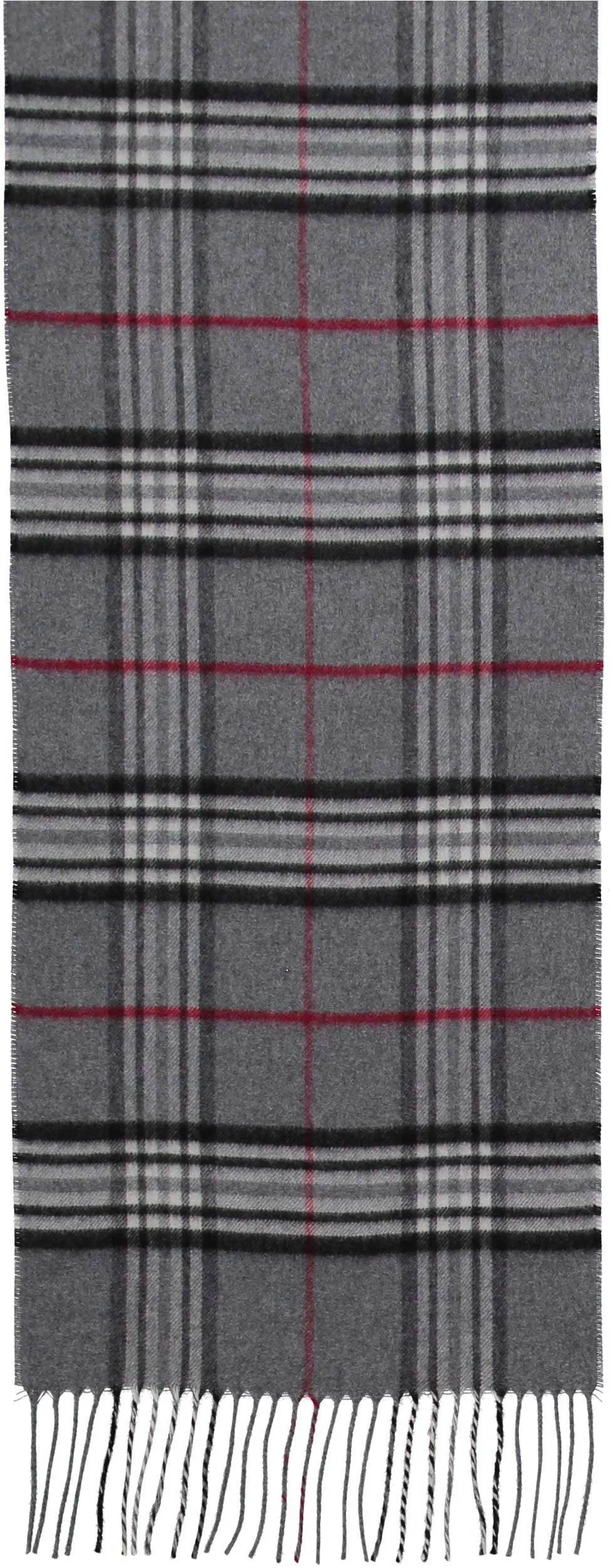 FRAAS - The Scarf Company - FRAAS Plaid Cashmink® Scarf: Off white