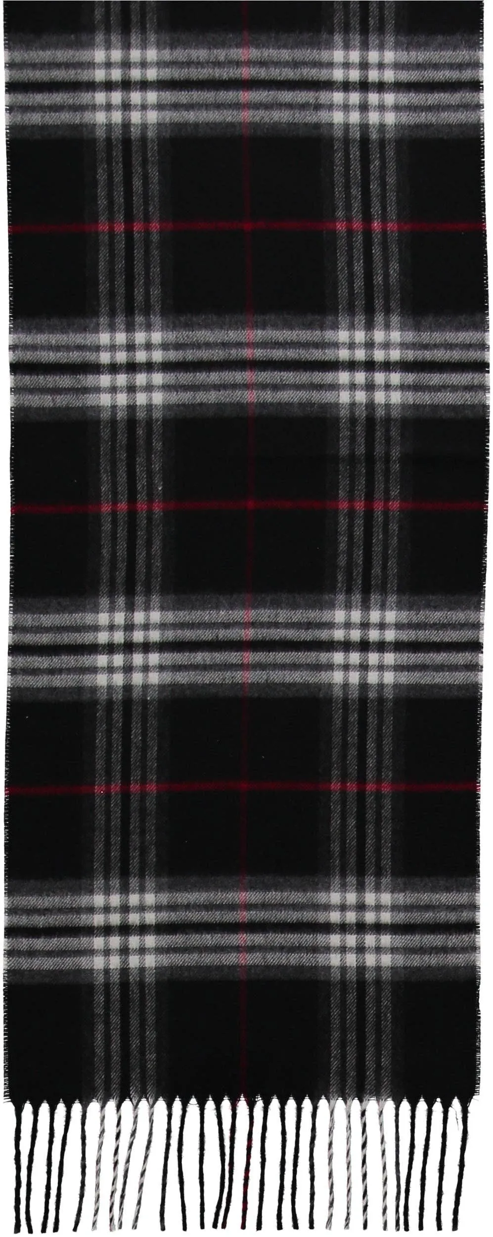 FRAAS - The Scarf Company - FRAAS Plaid Cashmink® Scarf: Off white