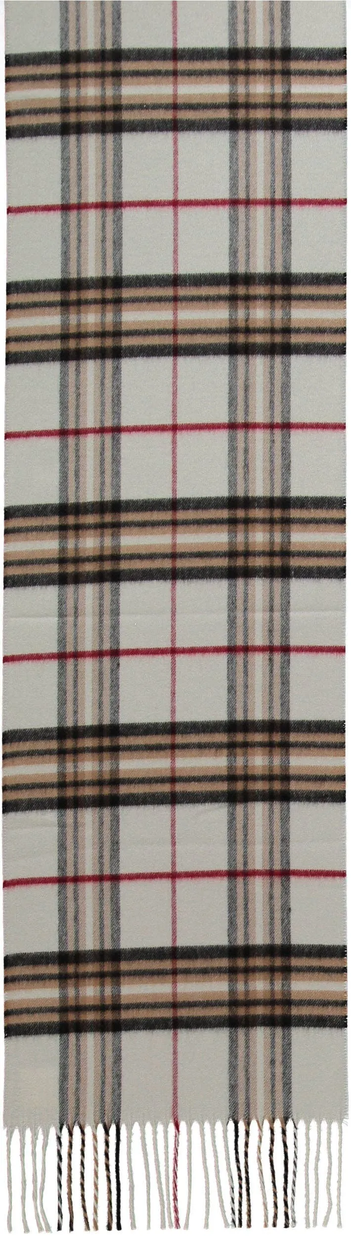 FRAAS - The Scarf Company - FRAAS Plaid Cashmink® Scarf: Off white