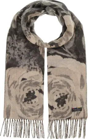FRAAS - The Scarf Company - Romantic Roses Cashmink: Chinchilla