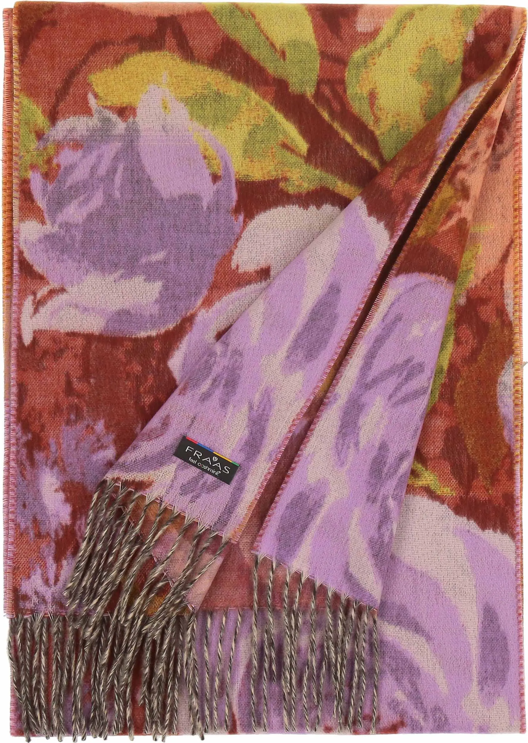 FRAAS - The Scarf Company - Romantic Roses Cashmink: Chinchilla