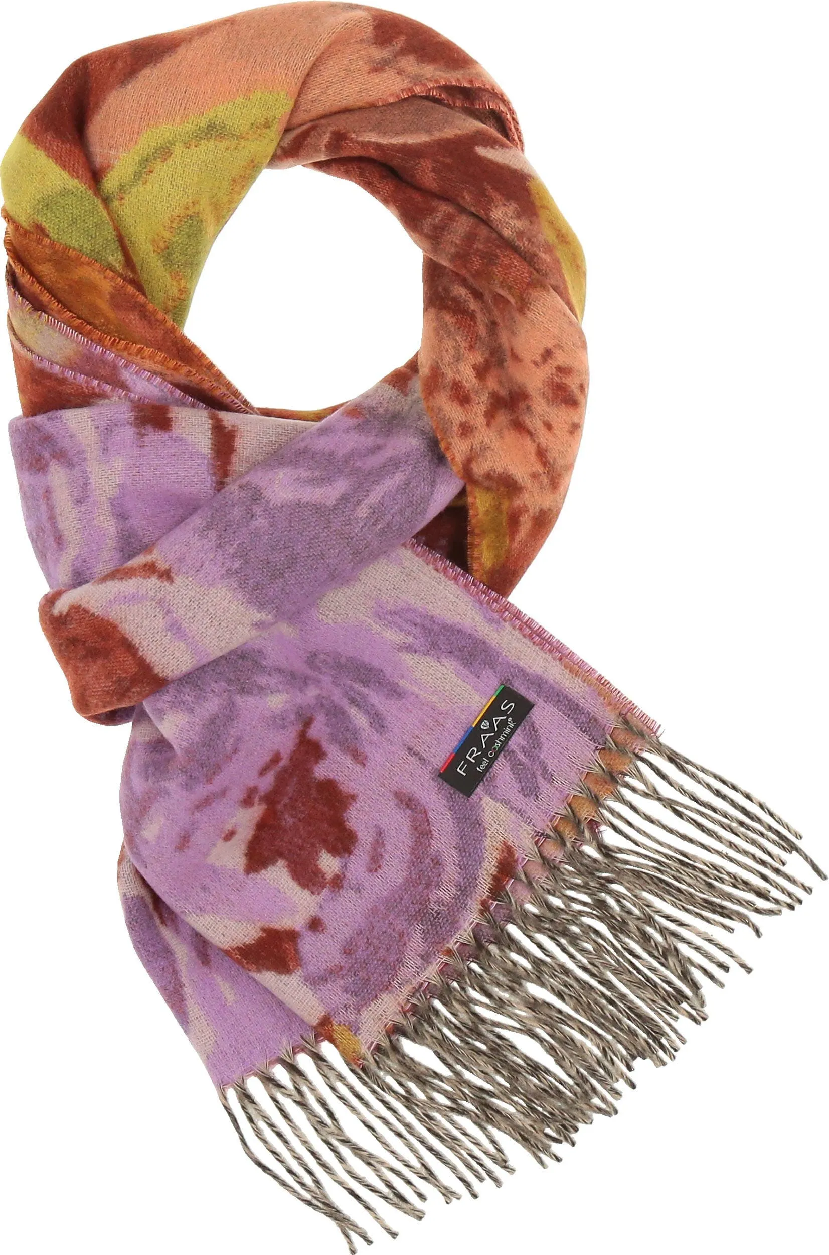 FRAAS - The Scarf Company - Romantic Roses Cashmink: Chinchilla