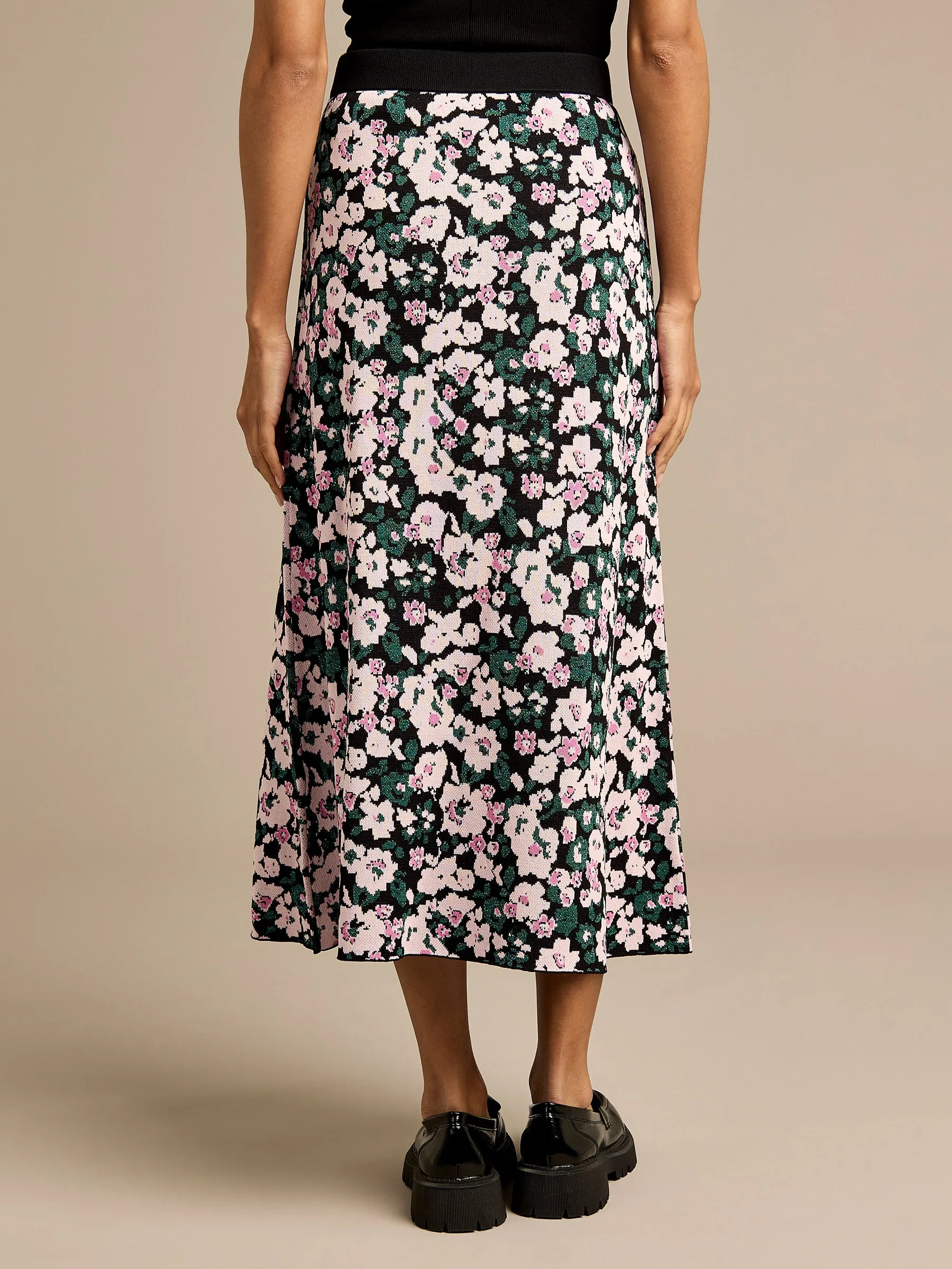 GWD Henrietta Floral Jacquard Skirt