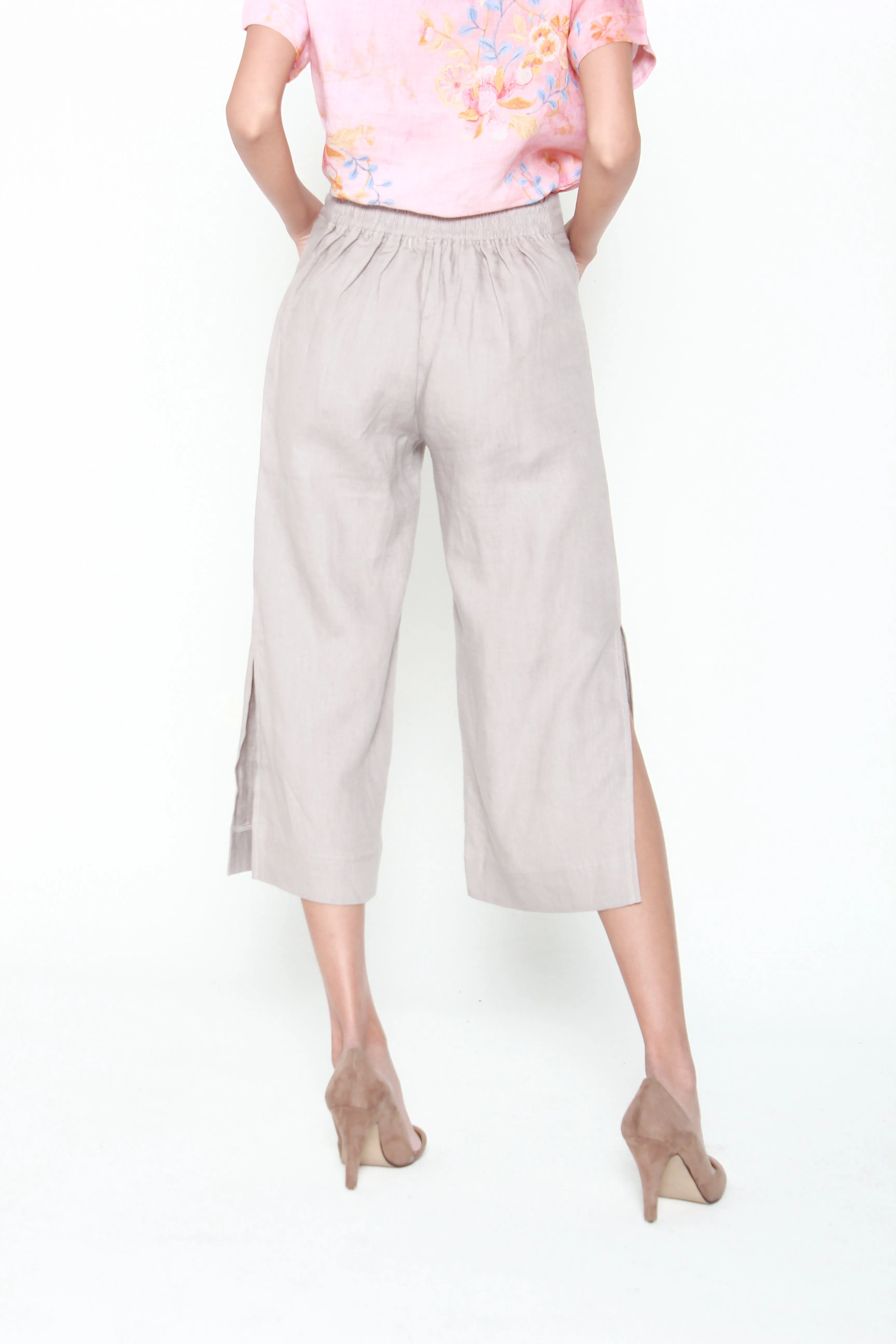 Hann II Culottes Slit Pants