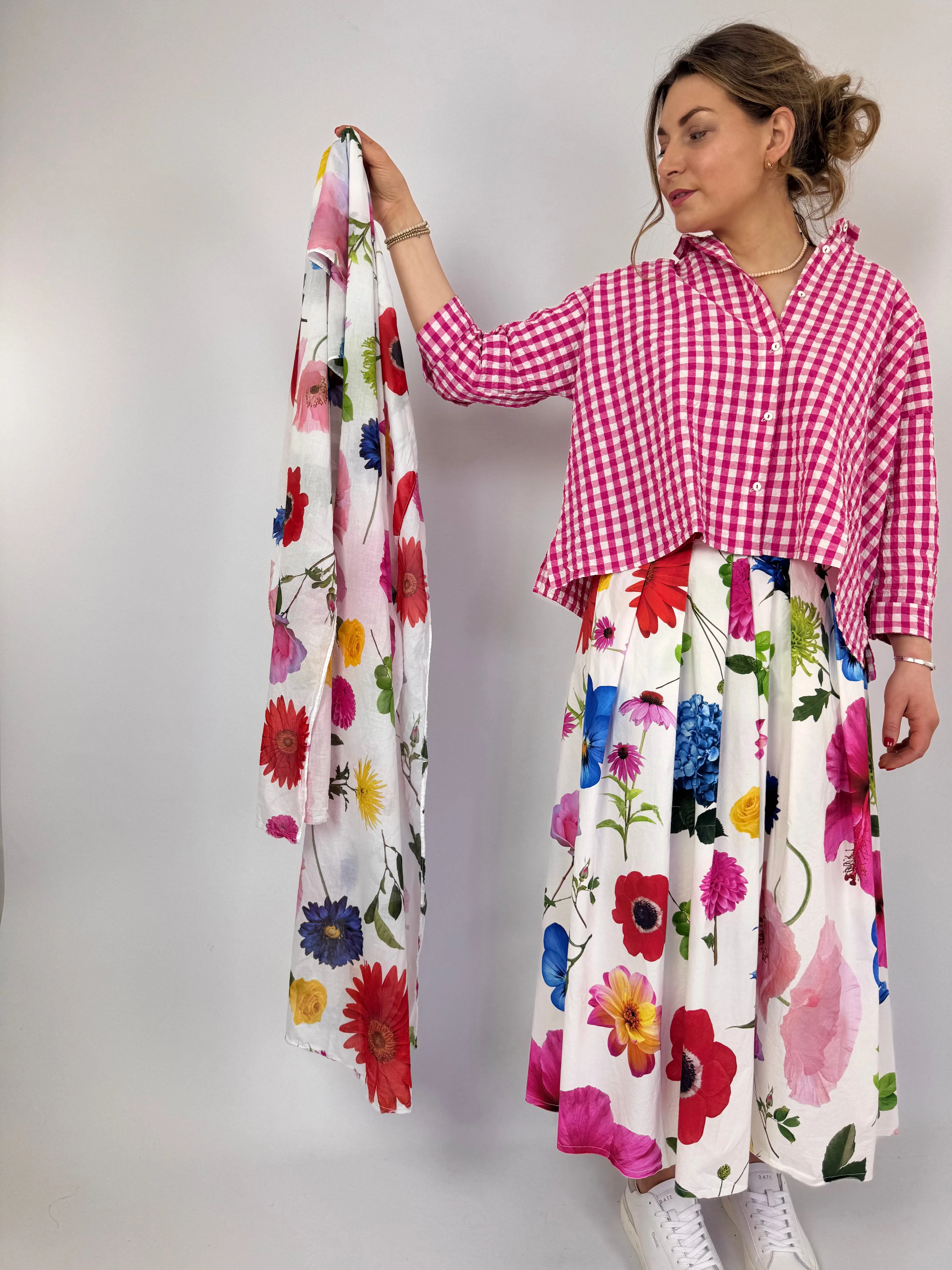 Hannoh Wessel Saskia Scarf Flowers