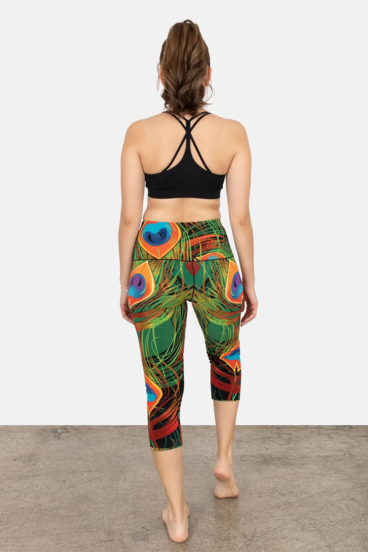 High Waist DBL Layered Cropped Yoga Pants