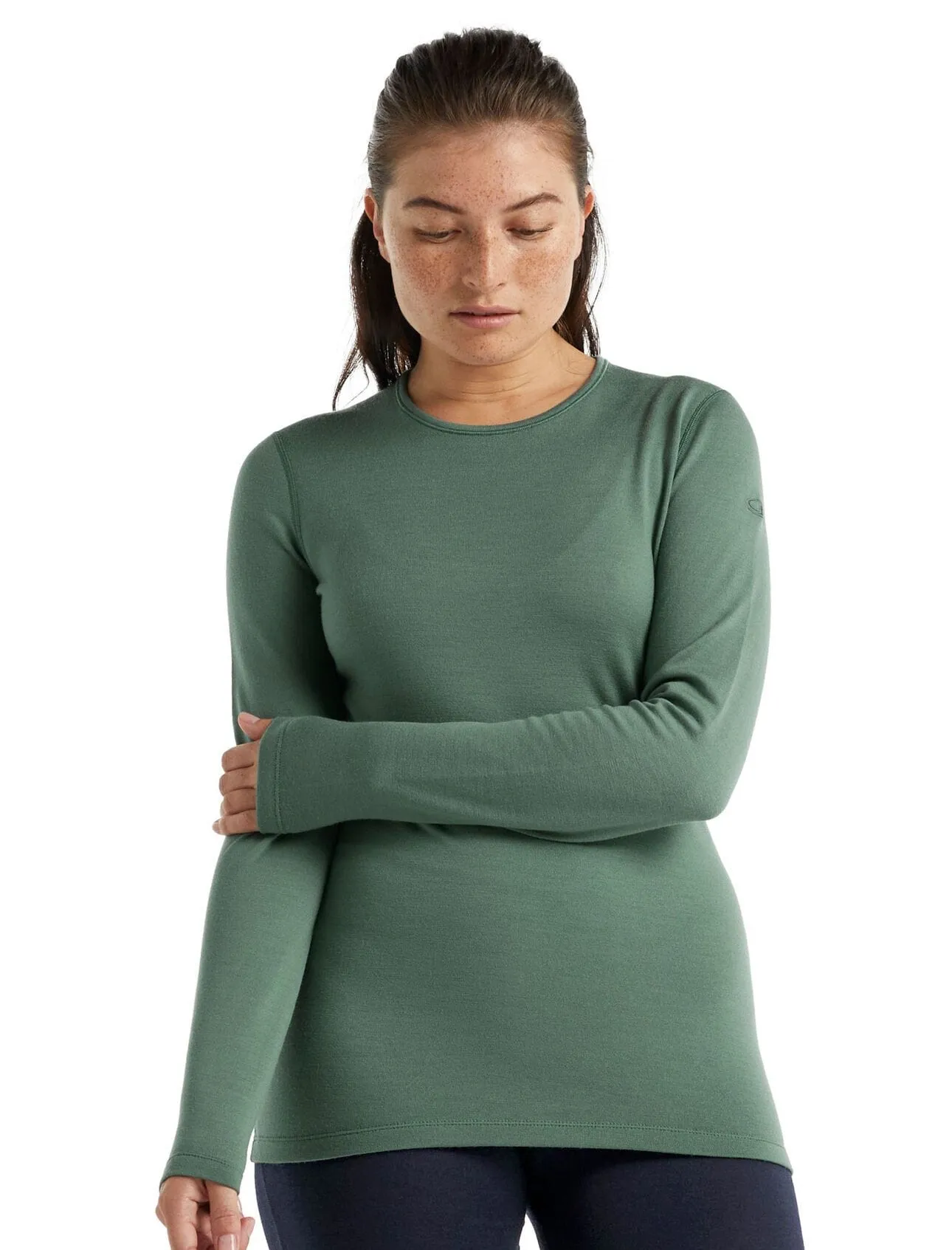 Ice Breaker Women's Merino 260 Tech Long Sleeve Crewe Thermal Top