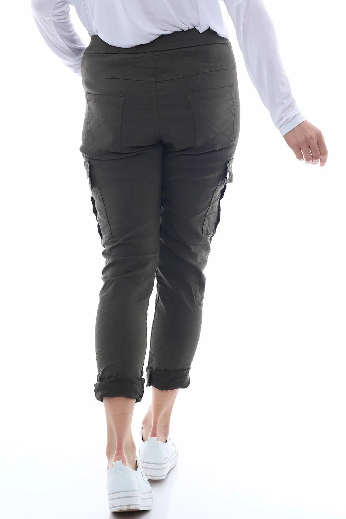 Jelani Cargo Pants Dark Khaki