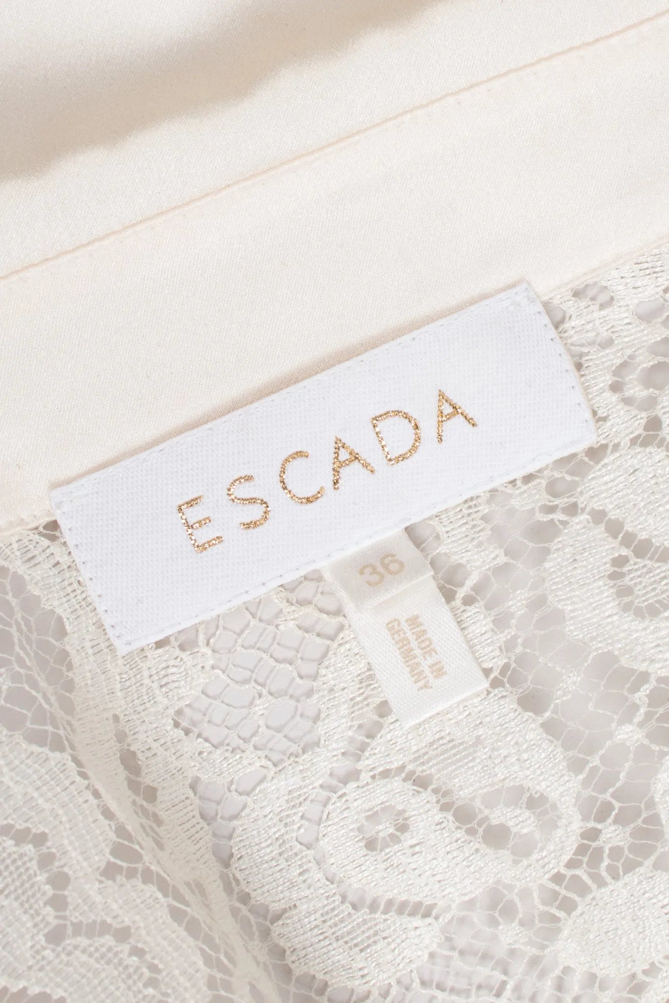 Lace Cropped Tuxedo Jacket