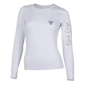 Ladies Crew Base Layer - White