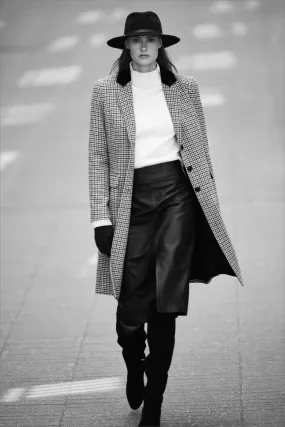 LEATHER PENCIL SKIRT AMORA