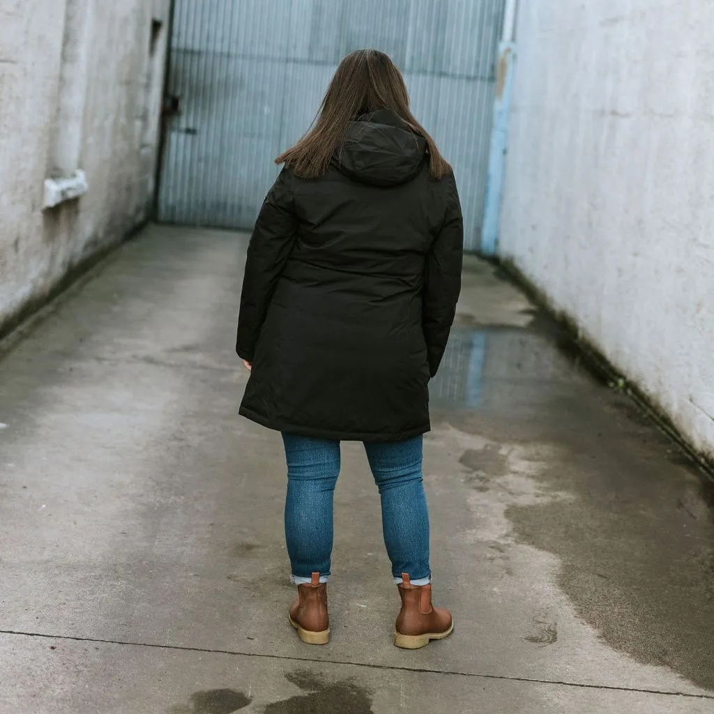 Leila Women's Waterproof Down Coat - Black