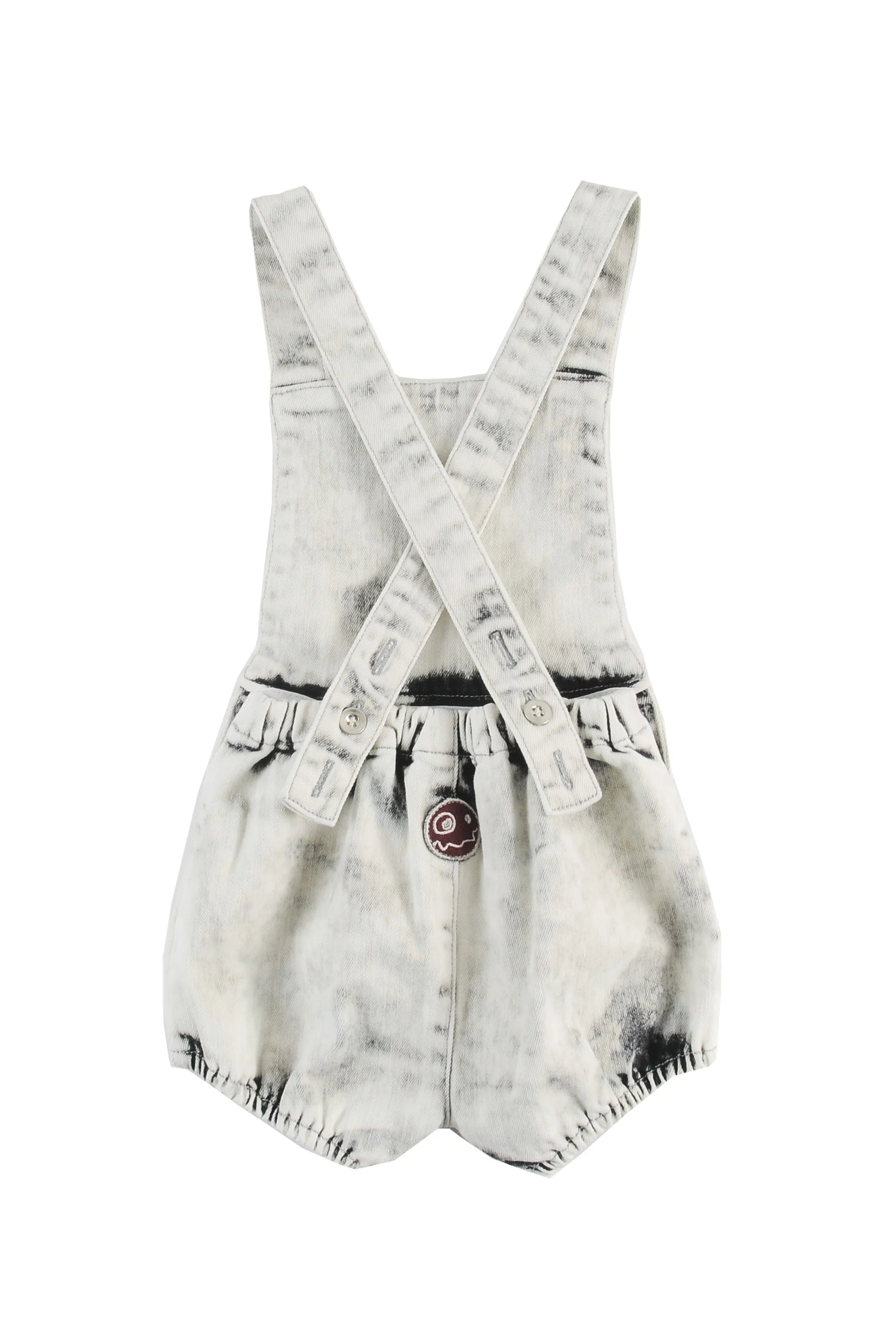 Loud Apparel Black Denim Wash Poetic Dungarees