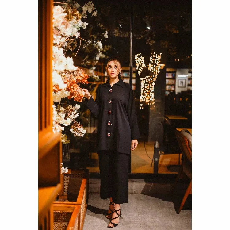 Manahils - Lady Bird Black Co-Ord Set