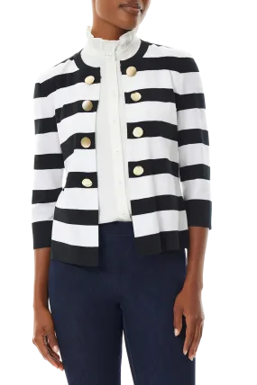 MGW-L9958AC BLACK&WHITE JACKET 2X
