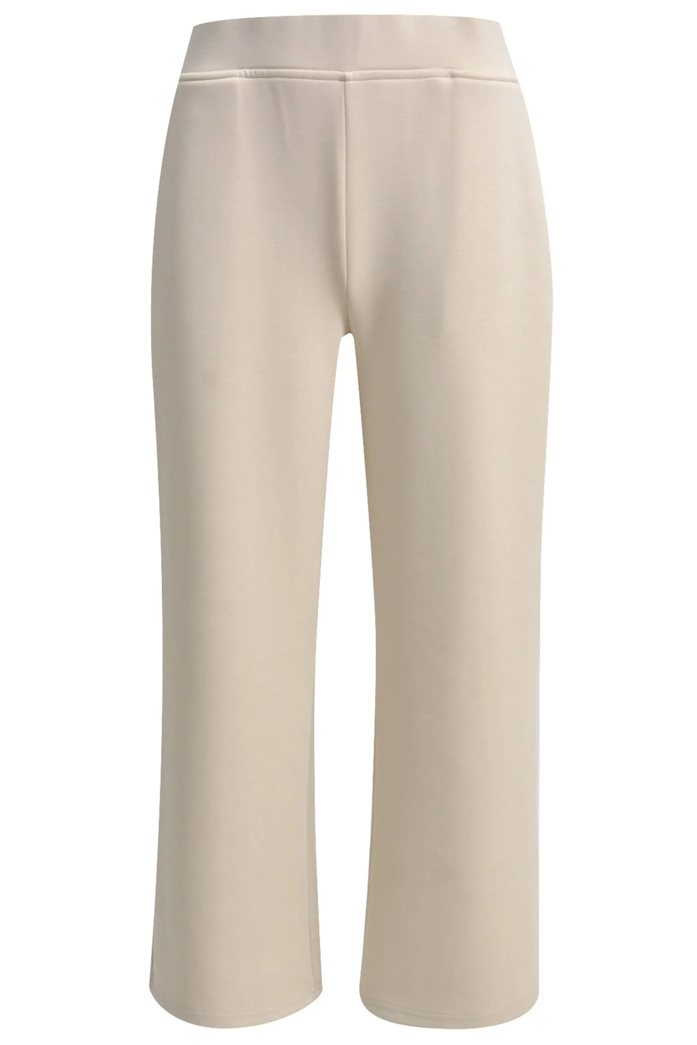 Milano 43-5190-2136 Cream Culotte Trousers with Elastic Waist
