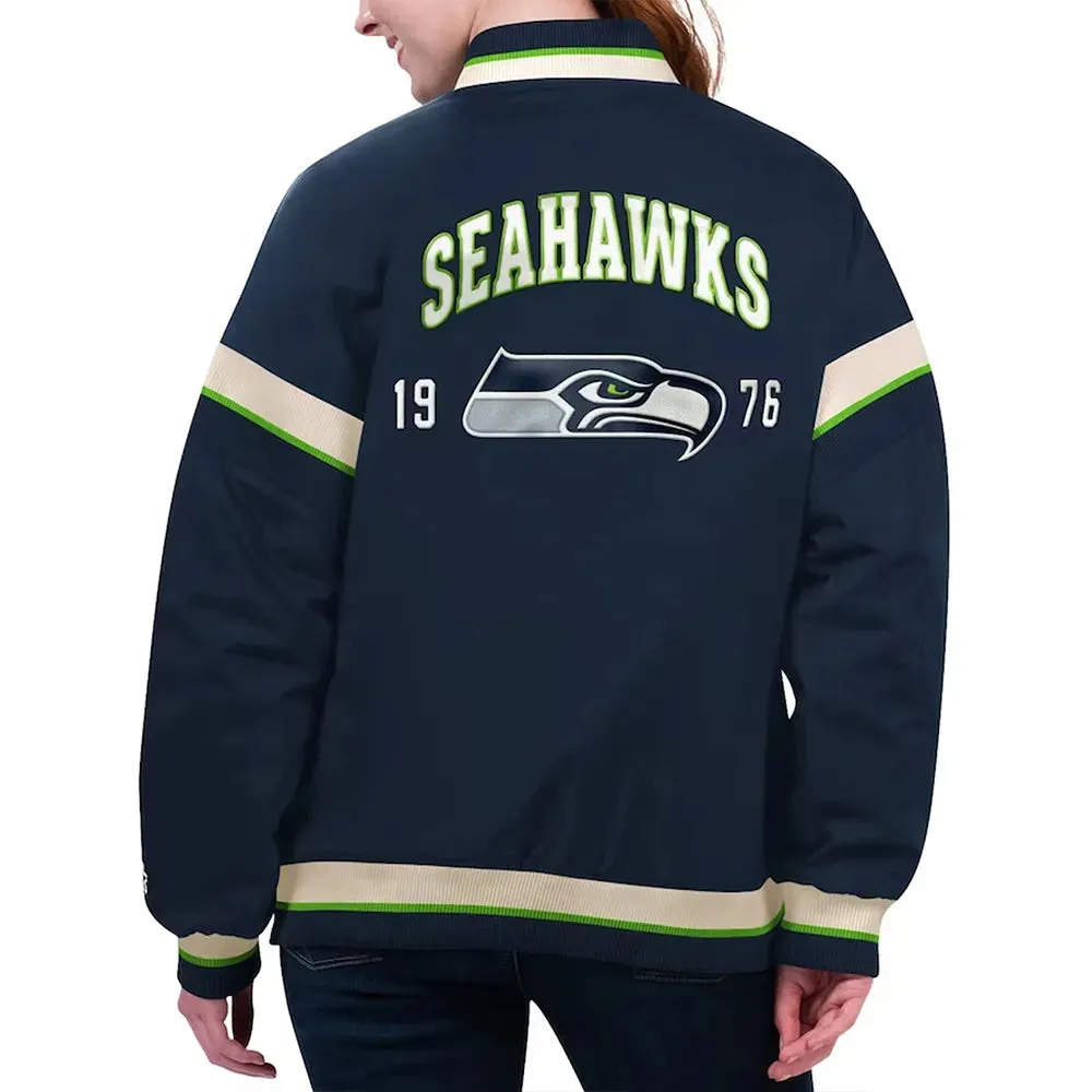 NFL Seattle Seahawks Varsity Jacket Men and Women