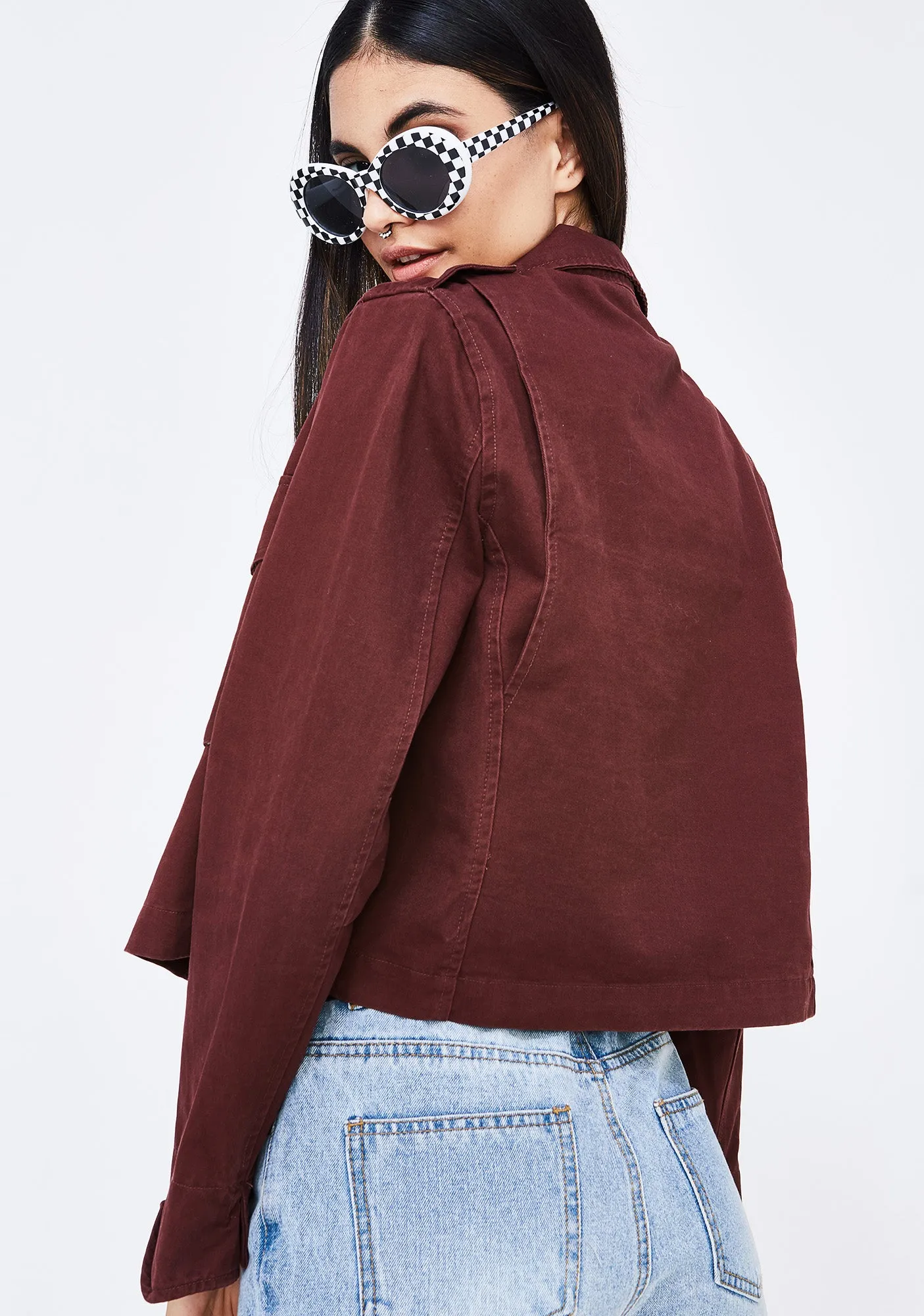No Comment Cropped Jacket