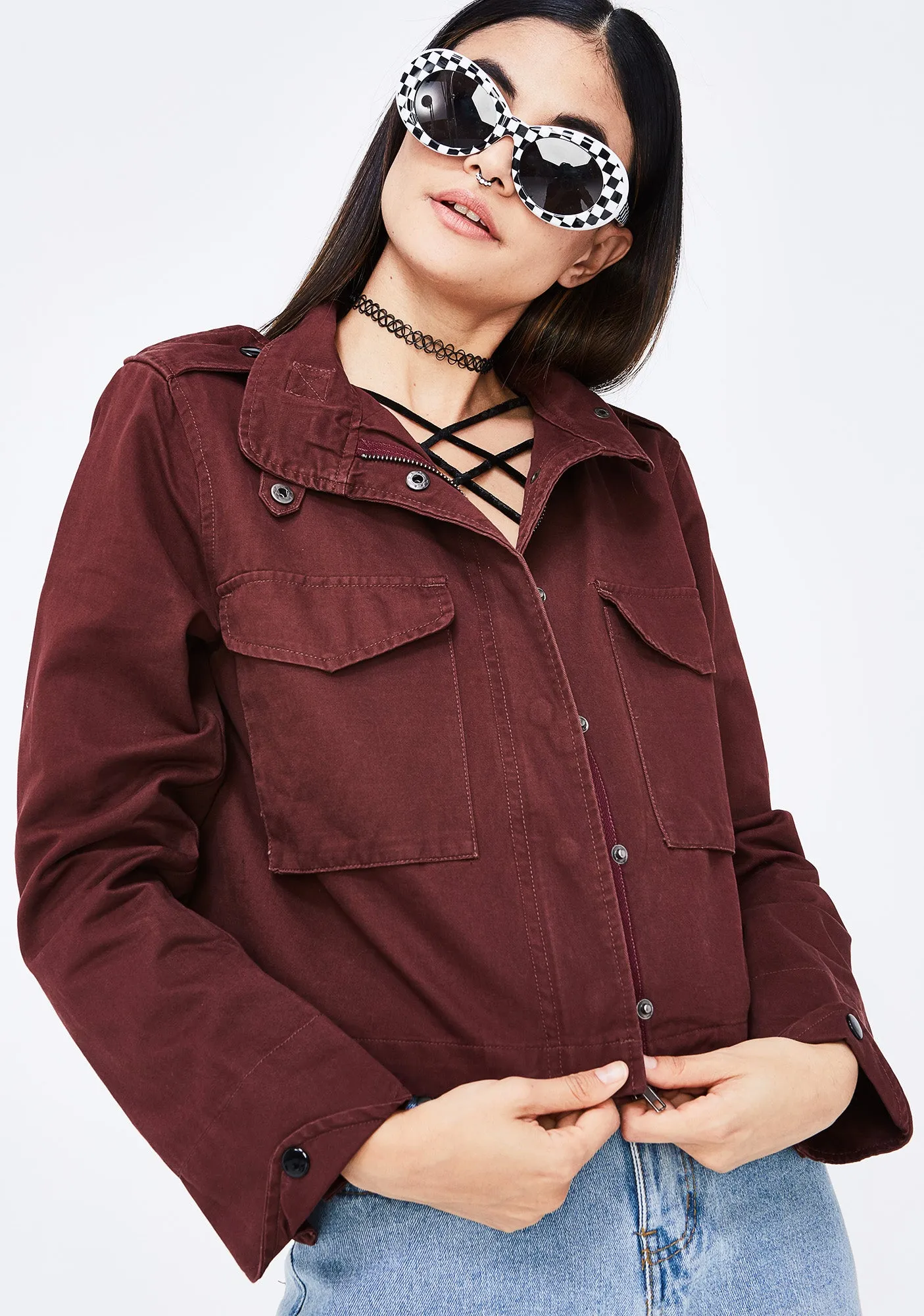 No Comment Cropped Jacket