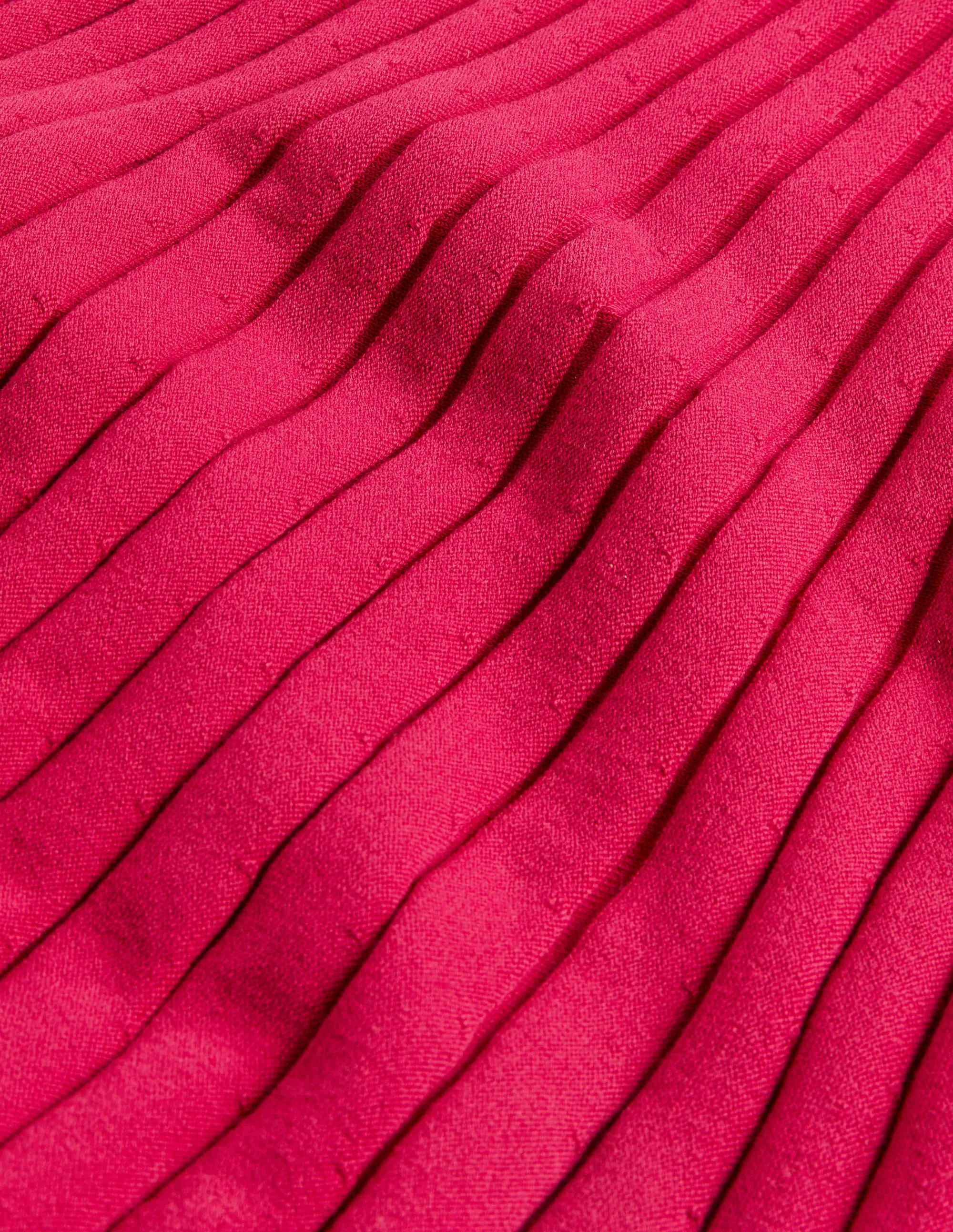 Pleated Knitted Mini Dress-Sweet Rose