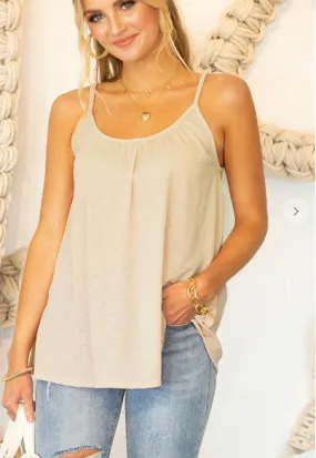 Plus Taupe Swing Cami Tunic