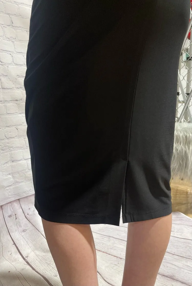 Pull On Pencil Skirt