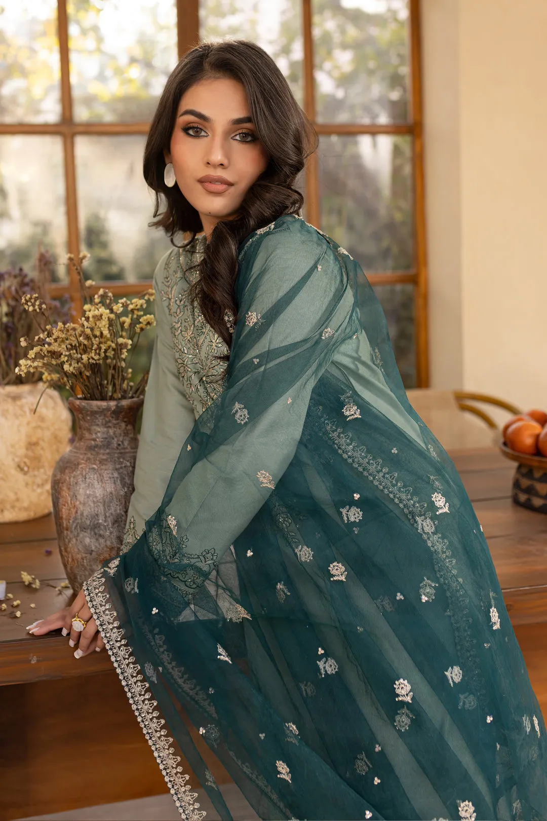 Sea Sand Embroidered 2Pc-3Pc Set
