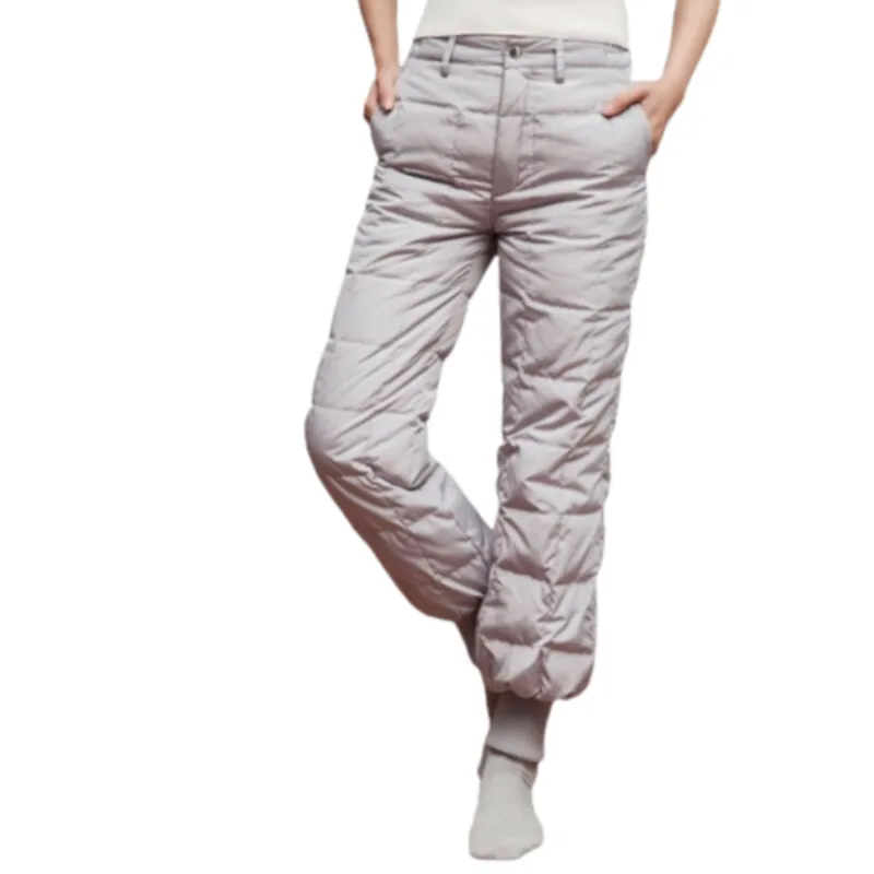 Thick Duck Down High Waist Warm Pants