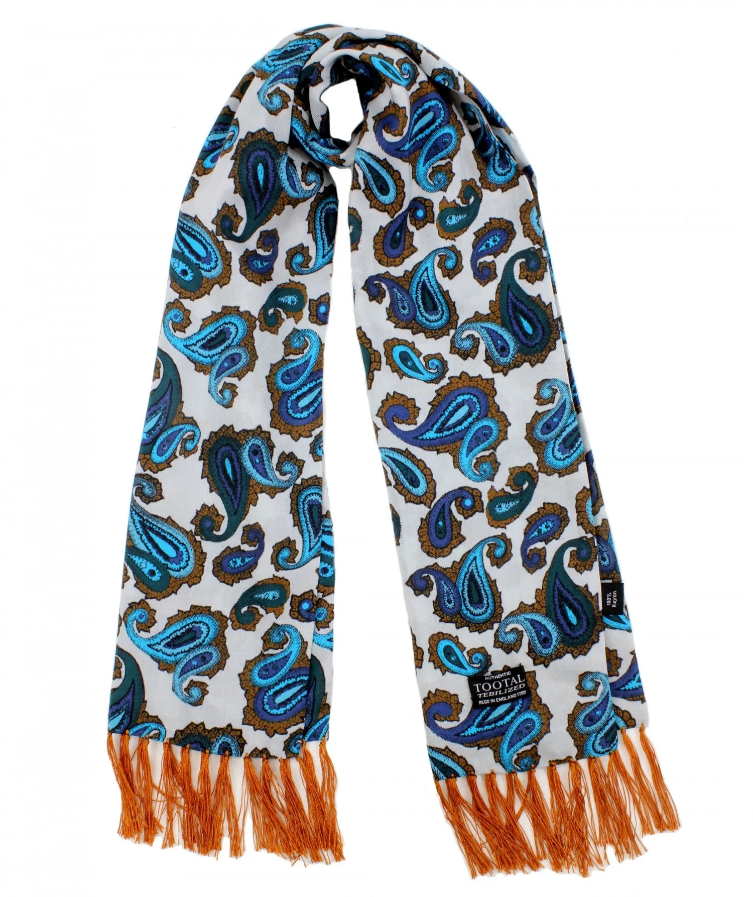 Tootal Mens Tebilized 100% Rayon Printed Scarf