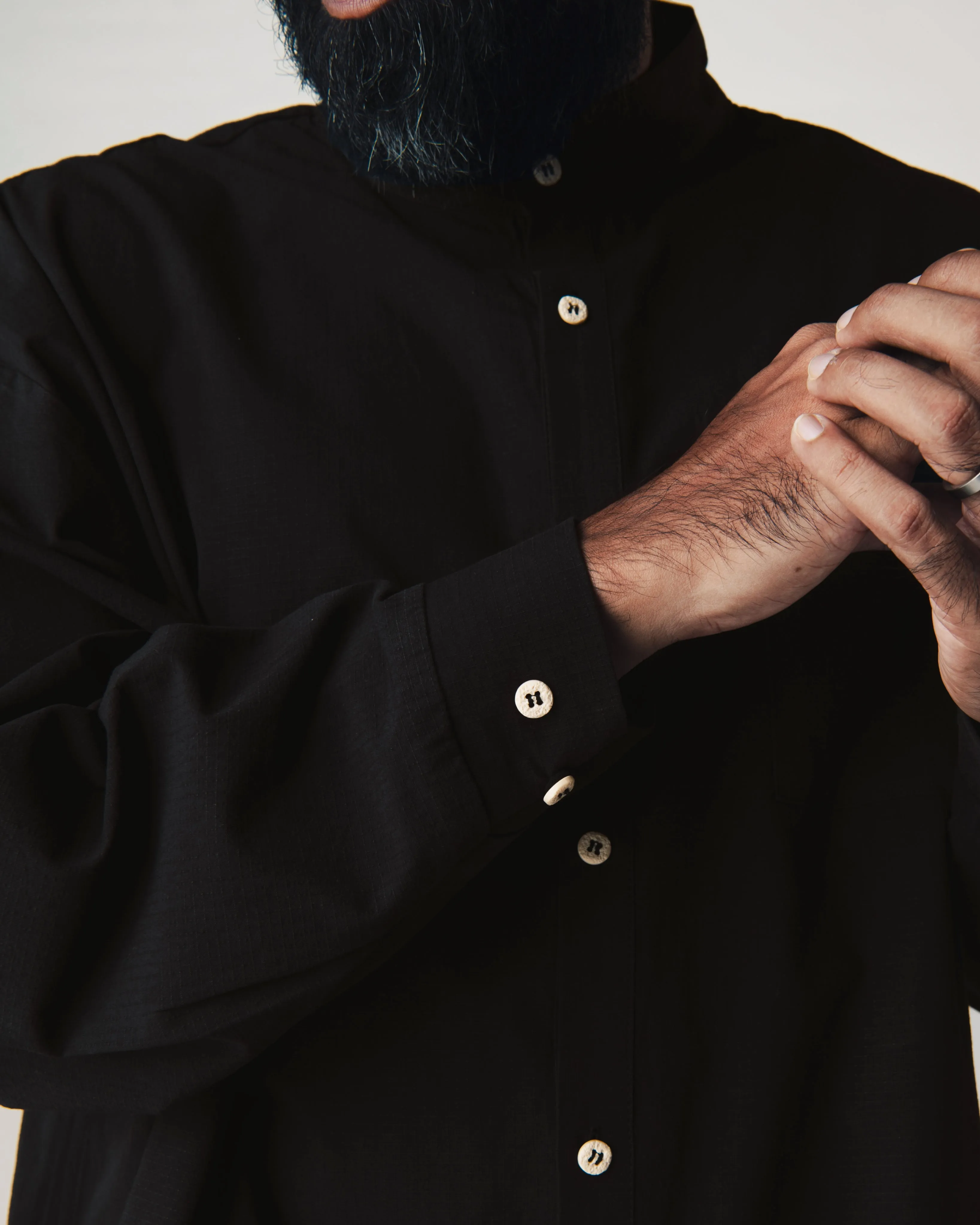 Unisex: The Oversized Shirt (Black)
