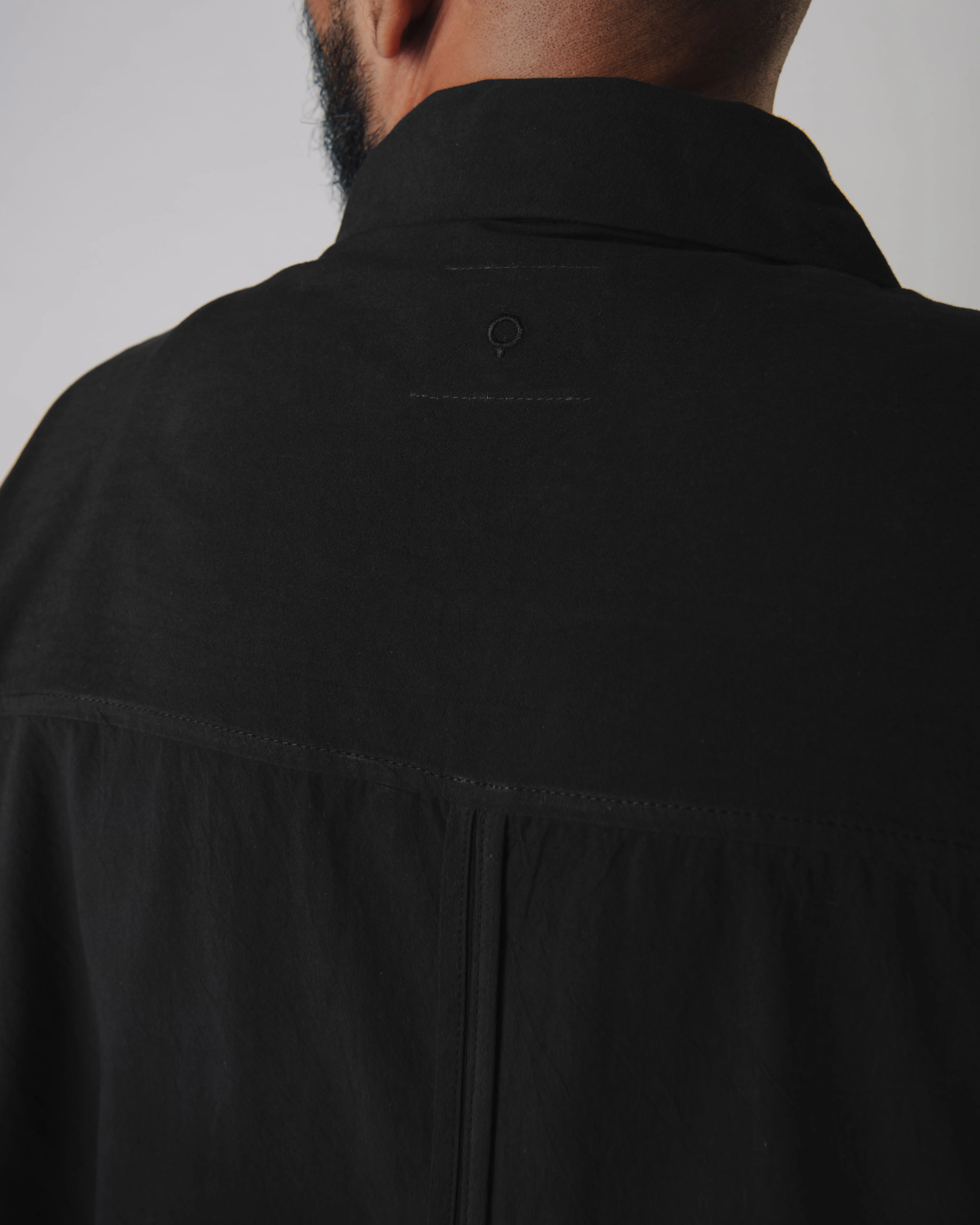 Unisex: The Shirt Dress (Black)