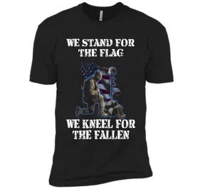We Stand For The Flag We Kneel For The Fallen T-Shirt