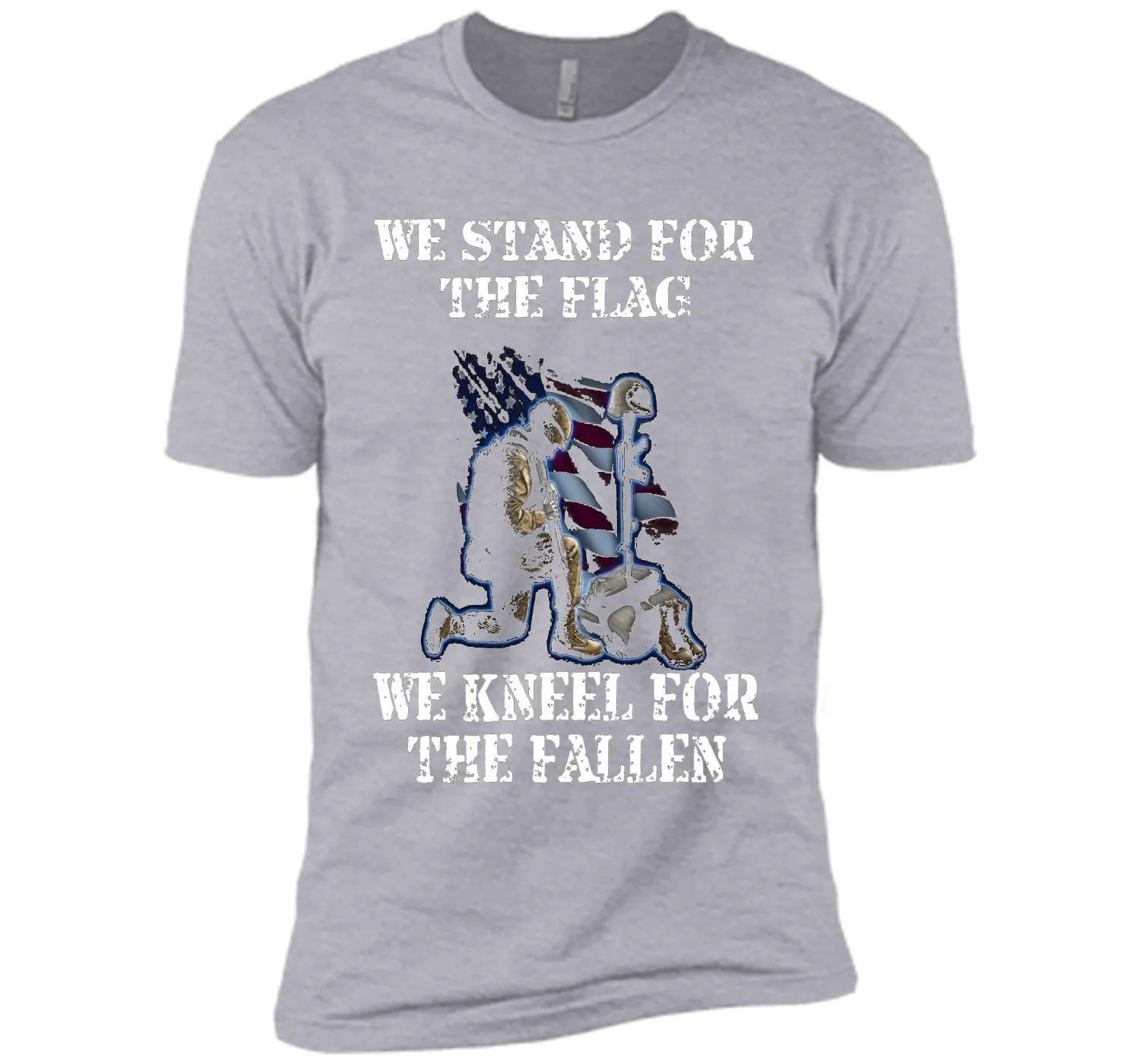 We Stand For The Flag We Kneel For The Fallen T-Shirt